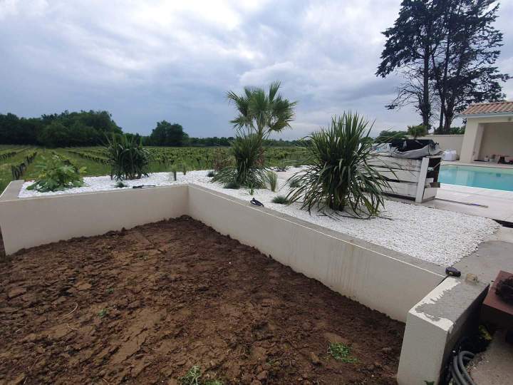 Création d’espaces extérieurs Saint-André-de-Cubzac